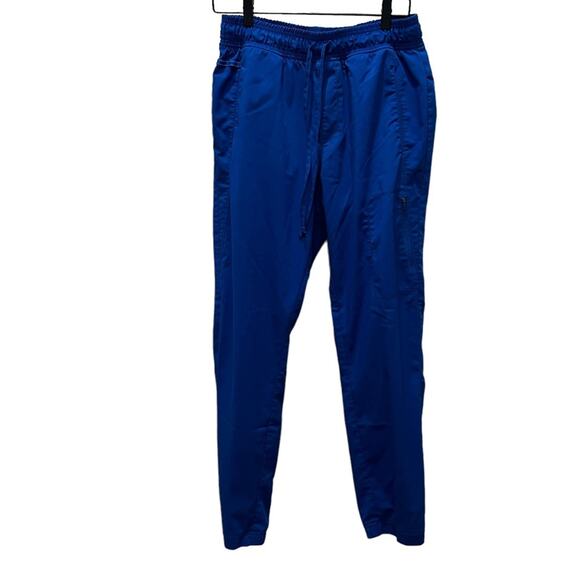 Revolution blue scrubs drawstring elastic waist pants. Size M - Picture 1 of 13